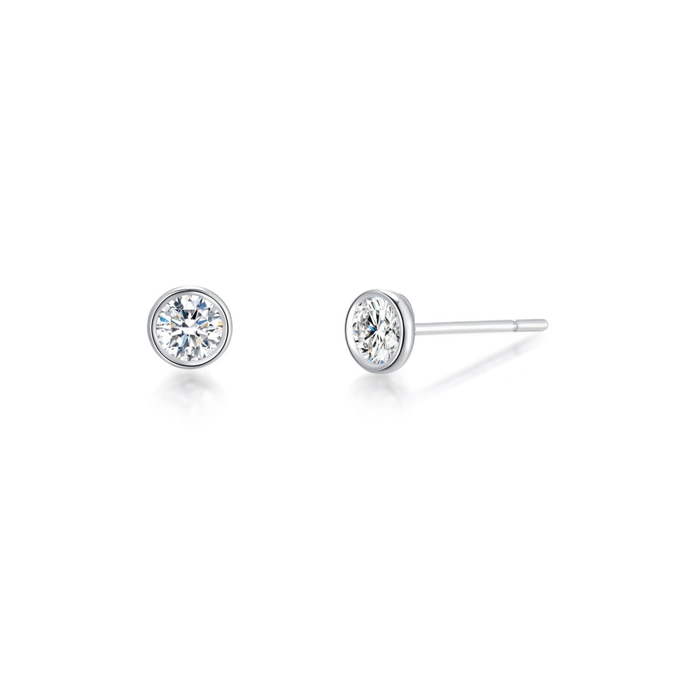 Oval Pavé Diamond Hoops