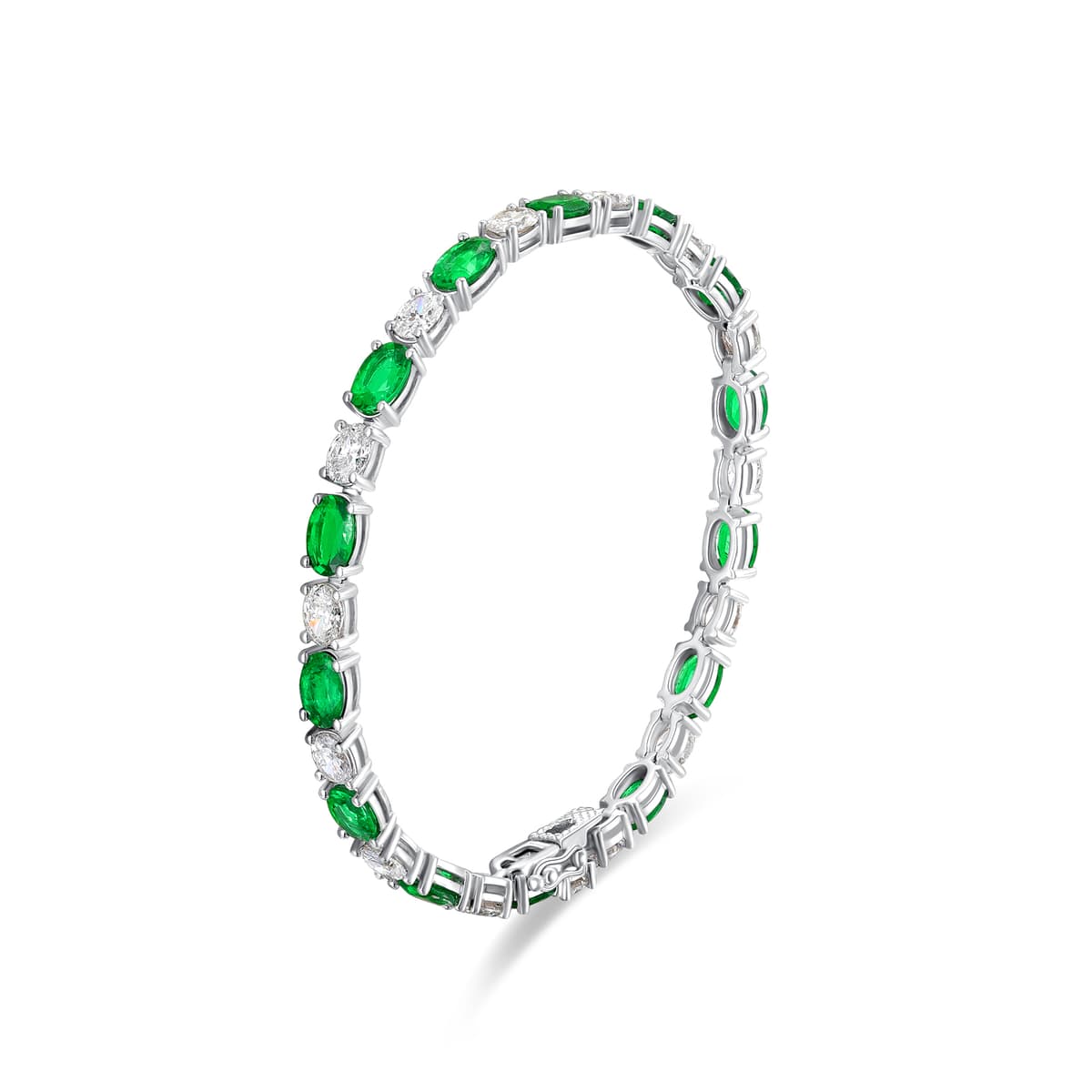Emerald Diamond Bracelet